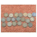 Lot of 20 US Indian Head Pennies IHC