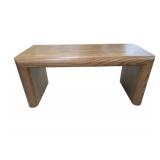 Wood Bench with Oak Finish