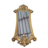 Gold Tone Wall Mirror
