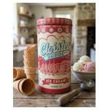 Vintage CLOISTER DAIRIES Ice Cream Half Gallon