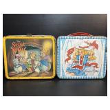 2 Vintage Metal Lunchboxes Secret of Nimh &