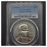 1998 S CRISPUS ATTUCKS MS69 SILVER DOLLAR