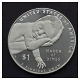 2015 W US SILVER DOLLAR MARCH OF DIMES