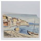 ORIGINAL WATERCOLOR SIGNED 8.5' X 6' NOT FRAMED