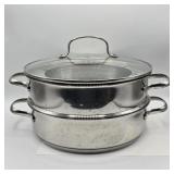 NUEAVE DOUBLE STEAMER 3.5QT INDUCTION COOKWARE
