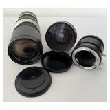 Vintage 35mm SLR Camera Lenses Aetna Rokunar Auto