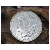 1887 Morgan Silver Dollar