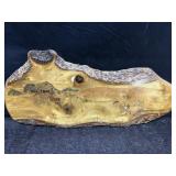 FARM SCENE W/ HORSES & BARN ON HANGING SLAB OF