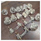 Antique Glass Knobs & Drawer Pulls