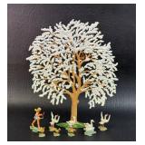 Bavarian Pewter Art Hand Painted Pewter Wilhelm