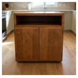 Wood Cabinet On Wheels