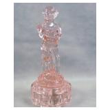 Two Kids Figural Flower Frog by Cambridge Glass