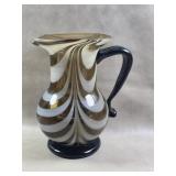 Vandermark ? For MMA Blown Art Glass Pitcher