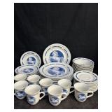 40 PCS. UNICORN DINNERWARE BY TIENSHAN STONEWARE