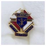 10K YELLOW GOLD K OF C PIN