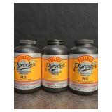 3 BOTTLES HODGDON PYRODEX MUZZLELOADING