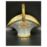 Antique Porcelain Basket Prov Saxe Erdmann