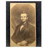Antique Carte De Visite CDV of Abraham Lincoln By