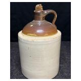 VINTAGE STONEWARE WHISKEY JUG