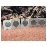 1965 - 1969 UNC Silver Clad Kennedy Half Dollars