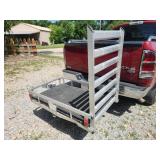 Aluminum Hitch Mounted Mobility Chair Carrier