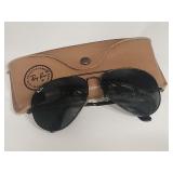 VTG B&L RAY-BAN AVIATOR SUNGLASSES BLACK USA