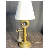 ANTIQUE WESTERN ELECTRIC CO. TELEPHONE LAMP MAY