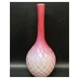 Pink Diamond Quilted Vase Pink Mt. Washington ,