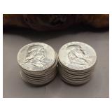 20 - Silver 1964 Kennedy Half Dollars UNC