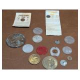 Oversized Lucky Penny, Zinc Missouri Tax Token,