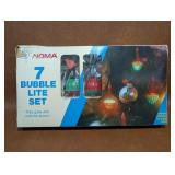 Vintage Noma 7 Bubble Light Set in Box