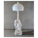 UMBERTO BIAGINI (Italy) Carved Marble & Alabaster