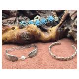 Vtg German Bracelet, Spoon & Braid As Well
