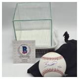 BOBBY WITT JR MLB DEBUT SIGNED & ENGRAVED OFFICAL