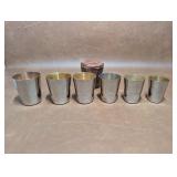 German-Made, Art Deco-style Nesting Shot Cups
