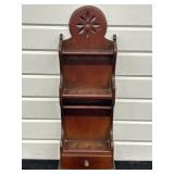 Wooden Wall Smoking Pipe Rack, Holds 6 Pipes +
