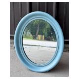 1970ï¿½s Heavy Picture Frame Style Wood Mirror