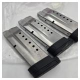 Three Smith & Wesson M&P 9mm Magazines