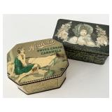 2 Vintage Daher Heatonï¿½s Caramel Candy Tins