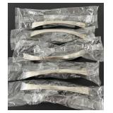 5 New MCM Style Silver Drawer Pulls Hardware