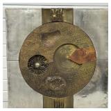 Mid Century Original Brutalist Metal Wall Art