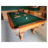Fischer Pool Table Slate Top Excellent Condition
