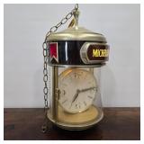 Vintage Michelob Hanging Motion Beer Clock / Light