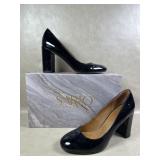 Franco Sarto Black Pumps Block Heels Size 7