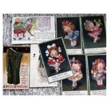 8 Antique Postcards