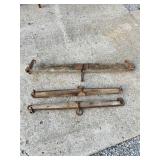 3 ANTIQUE SINGLE TREES HORSE TACK