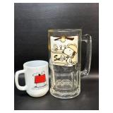 Vintage Snoopy Fire King Cup + Root Beer Mug I