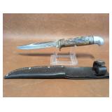 Mid Century 648 Western Fixed Blade Knife with