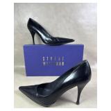 Stuart Weitzman Sensual Black Kid Pumps Size 7