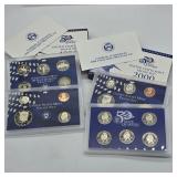 1999 & 2000 US MINT PROOF COIN SETS